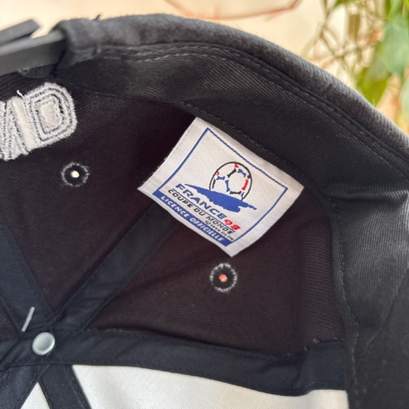 vintage 1998 France World Cup Coupe du Monde IRELAND SCRIPT Adidas hat NWT socce - Picture 9 of 11